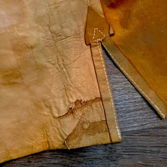 Vintage Mens Suede Button Down Jacket - Picture 5 of 9